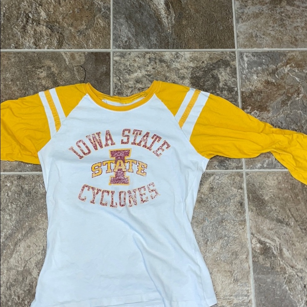 Iowa state baseball tee